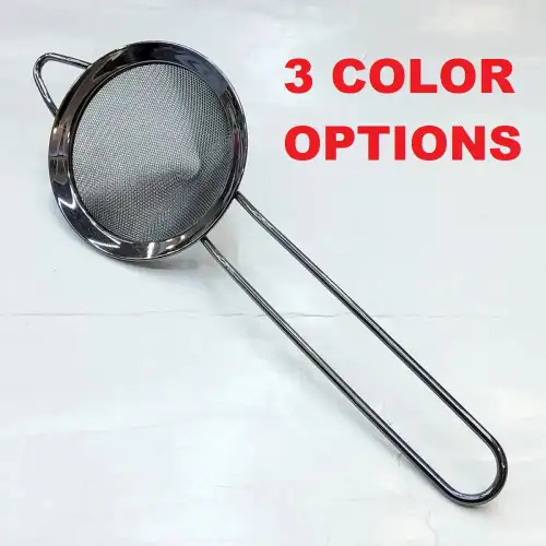 #BG3138; Stainless steel 9cm strainer