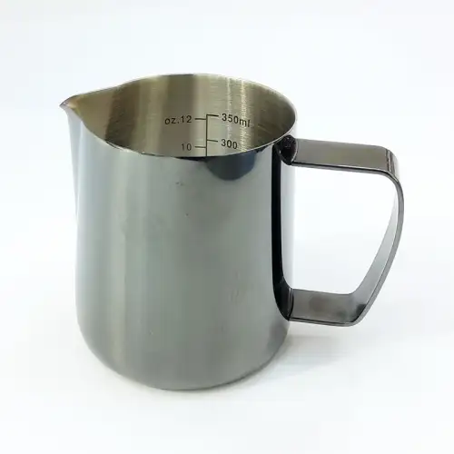 #BJ-L350GY; Stainless steel milk pitcher 350ml - GY