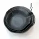 #BS1690-BK; Ceramic deep plate 8.25 inches