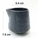 #BS1768-BK; Ceramic cream pot 144ml