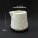 #BS1775-WT; Ceramic cream pot 80ml
