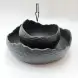 #BS1836-BK; Ceramic nesting bowl 5.5 inches