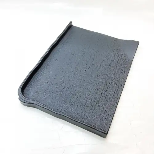 #BS1881-BK; Ceramic rectangular plate 23cm