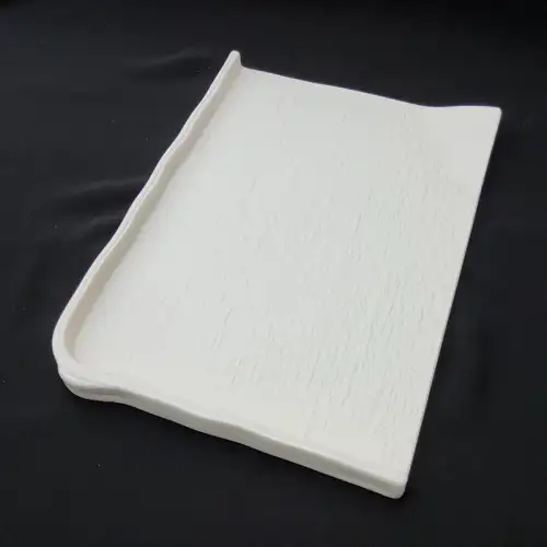 #BS1898-WT; Ceramic rectangular plate 27.5cm