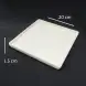 #BS1935-WT; Ceramic square plate 20cm
