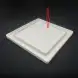 #BS1935-WT; Ceramic square plate 20cm