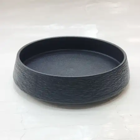 #BS2727-BK; Ceramic round bowl 20cm..