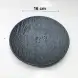 #BS5002-BK; Ceramic round plate 16cm