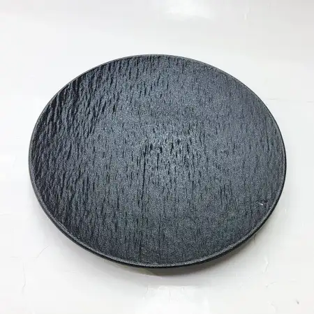 #BS5002-BK; Ceramic round plate 16cm..