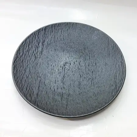 #BS5019-BK; Ceramic round plate 21cm..