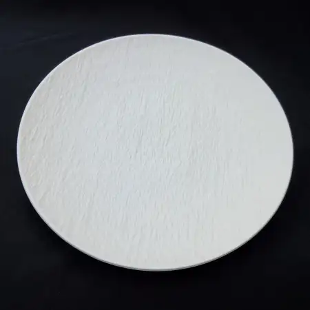 #BS5033-WT; Ceramic round plate 27.5cm..