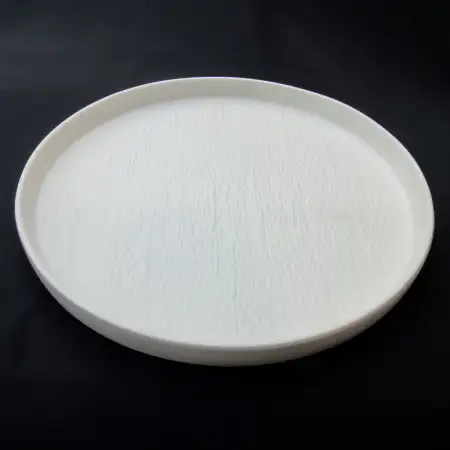 #BS5071-WT; Ceramic flat round plate 30c..