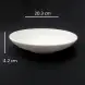 #BS5101-WT; Ceramic 8 inches bowl