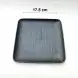 #BS5156-BK; Ceramic 17.5cm square plate