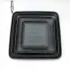 #BS5187-BK; Ceramic 30.5cm square plate