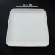 #BS5187-WT; Ceramic 30.5cm square plate