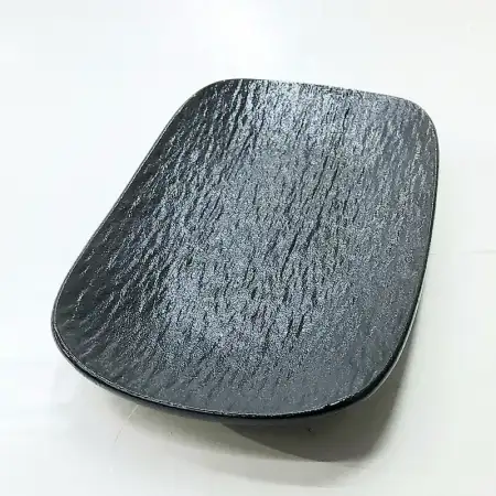 #BS5309-BK; Ceramic rectangular plate 15..