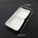 #BS5354-WT; Ceramic sauce dish 1x2