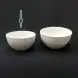 #BS8874-WT; Ceramic bowl 10cm