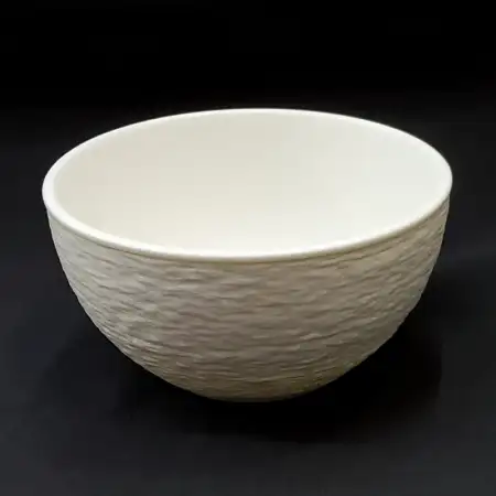 #BS8874-WT; Ceramic bowl 10cm..
