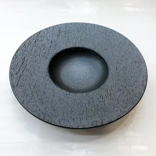 #BS8898-BK; Ceramic soup plate 25.5cm