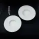 #BS8898-WT; Ceramic soup plate 25.5cm