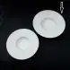 #BS8904-WT; Ceramic soup plate 28cm