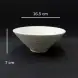 #BS8911-WT; Ceramic bowl 16.5cm