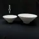 #BS8911-WT; Ceramic bowl 16.5cm