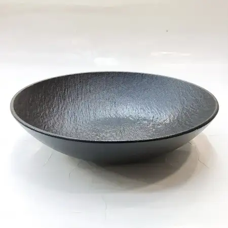 #BS8935-BK; Ceramic salad bowl 20cm..
