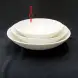 #BS8935-WT; Ceramic salad bowl 20cm