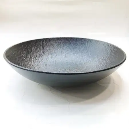 #BS8959-BK; Ceramic salad bowl 25cm..