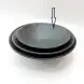 #BS8966-BK; Ceramic round bowl 20cm