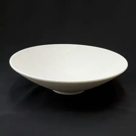 #BS8966-WT; Ceramic round bowl 20cm..