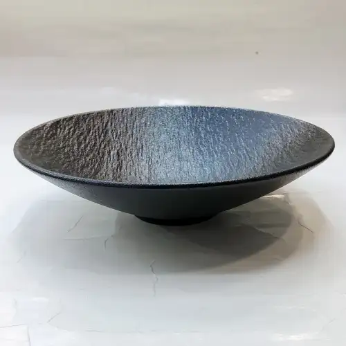#BS8973-BK; Ceramic round bowl 23cm