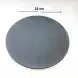 #BS9024-BK; Ceramic flat plate round 32cm