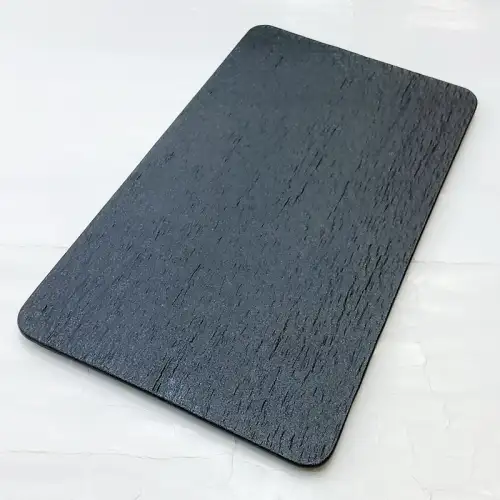 #BS9031-BK; Ceramic flat plate rectangular 28x17cm