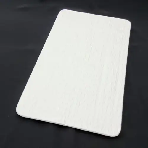 #BS9031-WT; Ceramic flat plate rectangular 28x17cm
