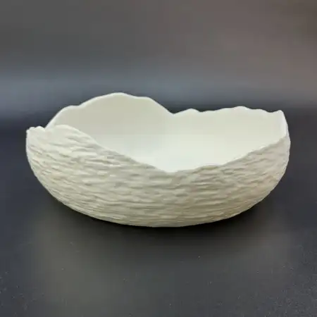 #BS9054-WT; Ceramic nesting bowl 6.5 inc..