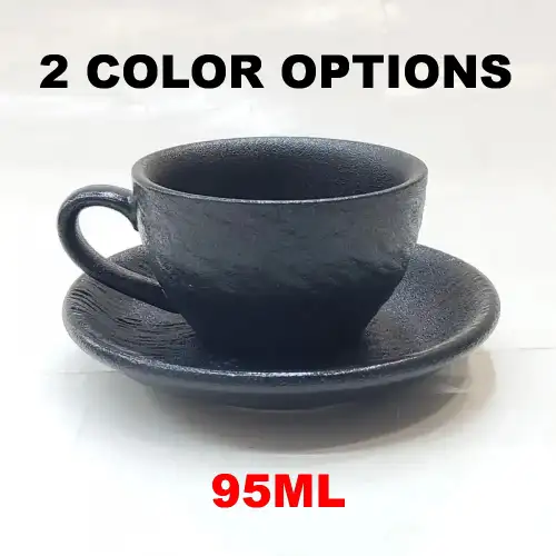 #BSEG90; Ceramic coffee cup with saucer 95ml #BSEG90; Ceramic coffee cup with saucer 95ml