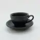 #BSEG90; Ceramic coffee cup with saucer 95ml
