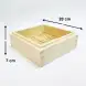 #BT2352; Wooden steamer tray 20x20cm