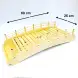 #BT2420; Wooden sushi bridge 60x25cm