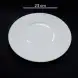 #BU6351; Ceramic round plate 9 inches