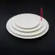 #BU6351; Ceramic round plate 9 inches