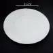 #BU6375; Ceramic round plate 12 inches