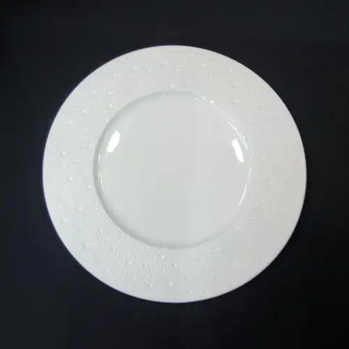 #BU6382; Ceramic round plate 9 inches