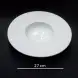 #BU6436; Ceramic round plate 9.75 inches