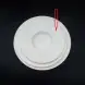 #BU6436; Ceramic round plate 9.75 inches