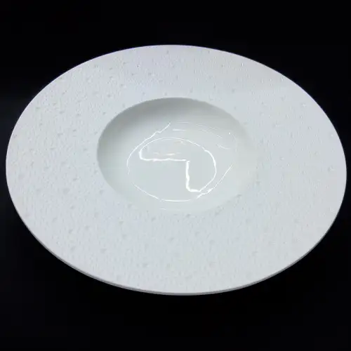 #BU6450; Ceramic round plate 12 inches